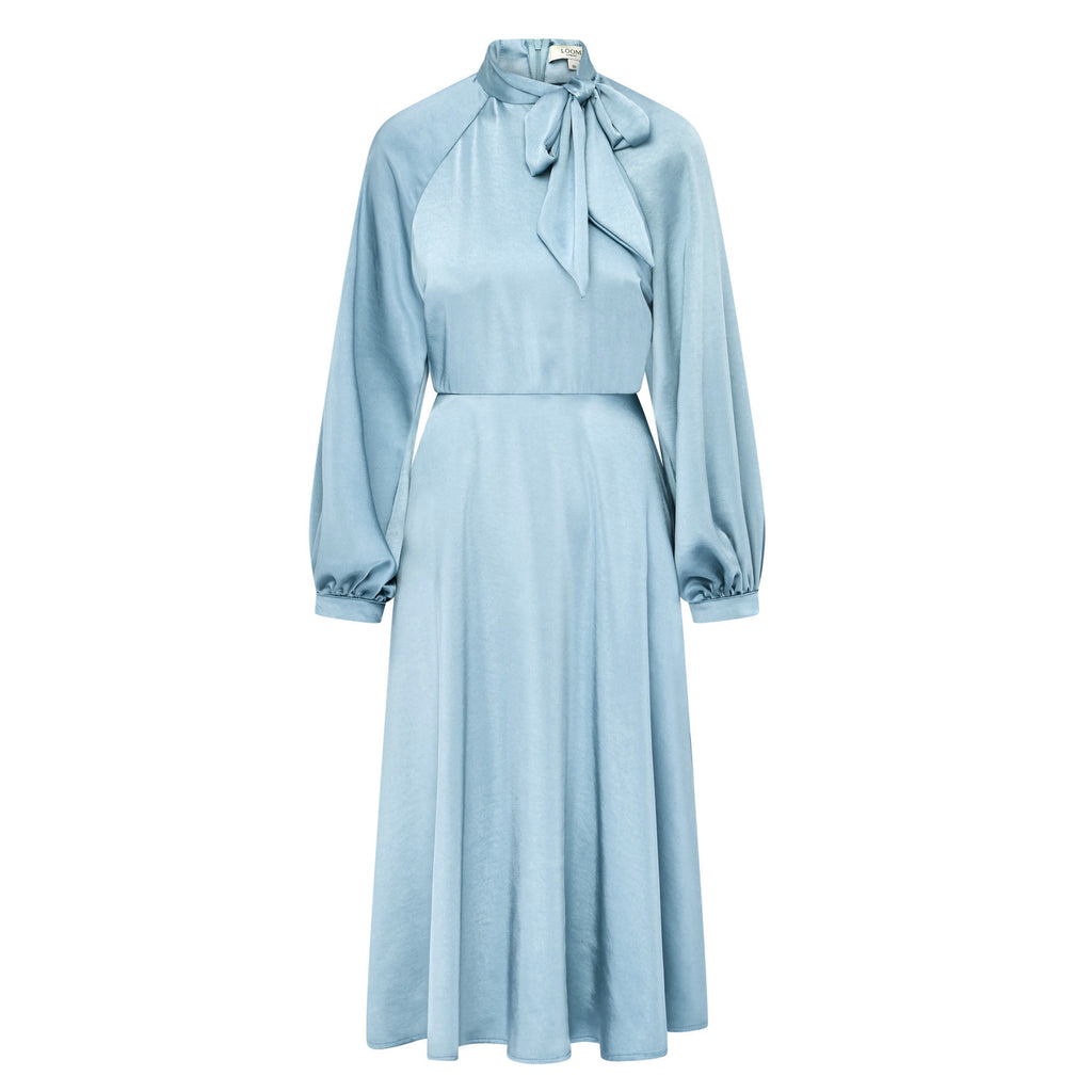 iris bow midi dress Never better A-line midi bow dress S